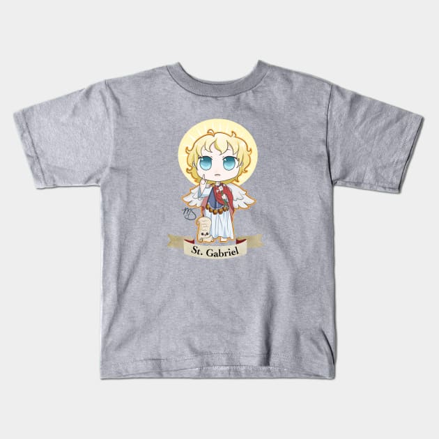 Chibi St. Gabriel Kids T-Shirt by Megasha